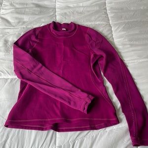 Lululemon NEVER WORN mock neck running long sleeve, size 6